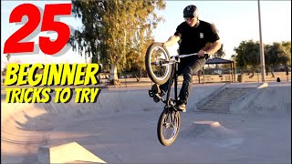 25 BEGINNER BMX TRICKS [upl. by Port]