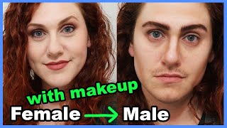 Female To Male Makeup [upl. by Santoro]