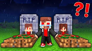 Dark JJ Family  Sad Ending  Maizen Minecraft Animation [upl. by Einej]