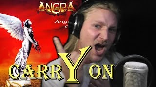 ANGRA  CARRY ON Live Vocal Cover and Acapella [upl. by Viridis587]