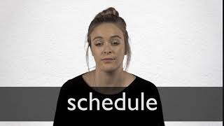 How to pronounce SCHEDULE in British English [upl. by Nylatsirk]