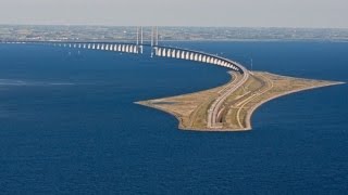 SWEDEN amp DENMARK Øresund Bridge and tunnel [upl. by Llewon776]