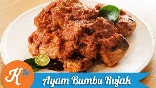 Resep Ayam Bumbu Rujak Rojak Chicken Recipe Video  RAY JANSON [upl. by Shurlocke]