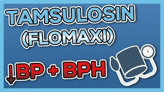 Tamsulosin Flomax Nursing Drug Card Simplified  Pharmacology [upl. by Meehyr214]