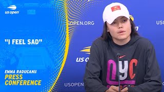 Emma Raducanu Press Conference  2024 US Open Round 1 [upl. by Arait]