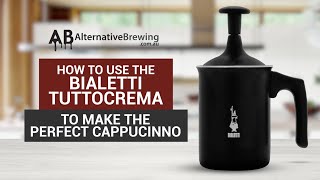 How to Use the Bialetti Tuttocrema Milk Frother [upl. by Us648]