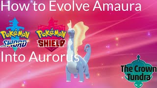 Pokemon Sword and Shield  How to Evolve Amaura Into Aurorus [upl. by Ecinue]