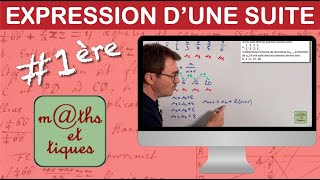 Déterminer lexpression dune suite  Première [upl. by Ynnaf141]