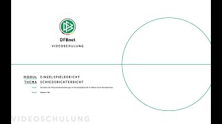 Korrektur der Mannschaftsaufstellungen durch Schiedsrichter  DFBnet Videoschulung [upl. by Goldshlag63]