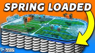 Rocket League but the field is SPRING LOADED [upl. by Lanuk]