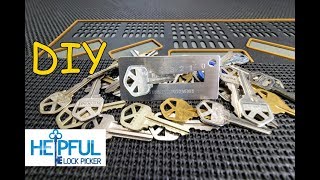 163 DIY How To Decode A Key To A Lock By Sight In Minutes Basic DIY Locksmithing [upl. by Hegarty448]