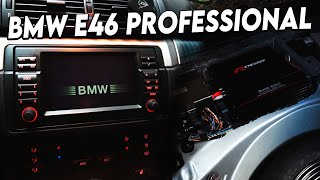 BMW E46 Professional Navi Radio  Bluetooth Interface und Endstufe Montieren [upl. by Malas]