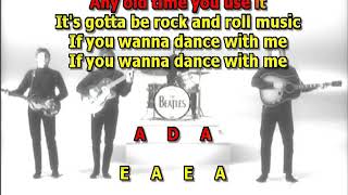 Rock and Roll Music Beatles isolated vocals John Lennon lyrics chords [upl. by Moht]