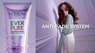 L’Oréal Paris EverPure Sulfate Free Hair Care Care for Color Treated Hair [upl. by Aseyt992]