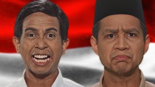 SkinnyIndonesian24  Prabowo VS Jokowi  Epic Rap Battles Of Presidency [upl. by Tedmann]