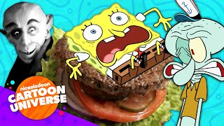 50 LOL Moments with SpongeBob 😂  Nickelodeon Cartoon Universe [upl. by Doughman813]