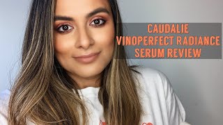 CAUDALIE Vinoperfect Radiance Serum Review  Nadia Vega [upl. by Olds]