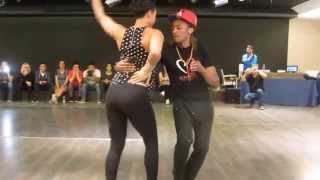 LOVES KIZOMBA 2015 Morenasso Sensualonda amp Anais Millon semba workshop [upl. by Darsey]