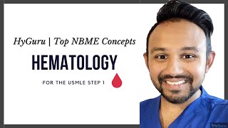 Top NBME Concepts  Hematology USMLE Step 1 [upl. by Llywellyn179]