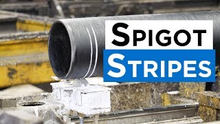 How are Spigot Stripes Applied to Ductile Iron Pipe [upl. by Cooperman883]