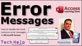 How to Handle the Most Common Error Messages in Microsoft Access Troubleshoot Identify Fix [upl. by Adoh976]