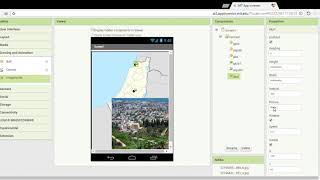 النشاط الاول  تصميم تطبيق خارطة فلسطين باستخدام برنامج app inventor [upl. by Lika369]
