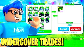 RussoPlays Makes UNDECOVER TRADES In Pet Simulator X AGAIN Roblox [upl. by Bibeau]