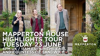 Mapperton House highlights and reflections tour with the Earl and Countess of Sandwich [upl. by Latimer165]