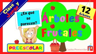 ARBOLES FRUTALES Para Niños Aprende en Casa [upl. by Juanita]