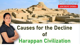 Decline of the Indus Valley CivilizationHarappan Civilization  Chalcolithic Period  UPSC SSC [upl. by Atnuahs]