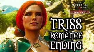 The Witcher 3 Blood and Wine  Triss Romance Ending [upl. by Egap741]