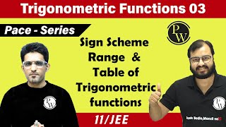 Trigonometric Functions 03  Sign Scheme  Range  Trigonometric Table  Class 11  JEE [upl. by Jutta151]