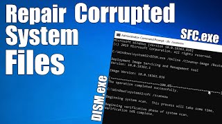 How to Fix Corrupt Windows 10 System Files  SCF and DISM Scan [upl. by Puto912]