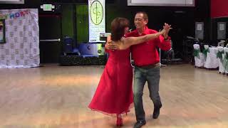 Dance Pavilion Presents The Filipino Tango by Precy and Rod [upl. by Nwonknu]