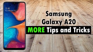 Samsung Galaxy A20 Tips and Tricks Part 2 [upl. by Orren]