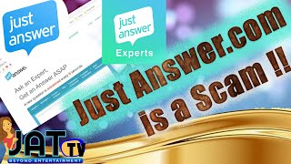 Just Answercom is a SCAM  Do not fall into this fake site [upl. by Annelg287]