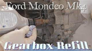 Ford Mondeo Mk4 Manual Gearbox Oil Change [upl. by Vivianne]