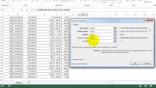 Excel SUMIF and SUMIFS Functions [upl. by Ycats]