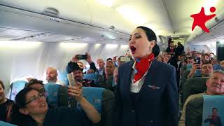 Corendon Airlines Opera Flashmob Show [upl. by Arval]