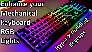 Hyper X Pudding Translucent Keycaps installation and review on Razer Keyboard [upl. by Eelaroc]