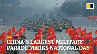 Chinas largest military parade marks National Day [upl. by Heisel]