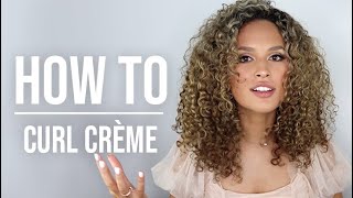 How To Use OUAI Curl Crème  How to  OUAI [upl. by Burack]