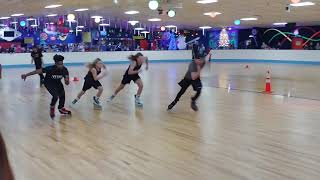 Rollerblading Race you Need to see this [upl. by Ynnattirb]