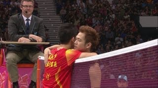 Badminton Doubles SemiFinal  China v Malaysia  London 2012 Olympics [upl. by Akerahs]