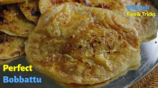 నేతి బొబ్బట్లు  PuranPoli  How to make perfect Bobbatlu at Home in Telugu by Vismai Food [upl. by Terrene851]