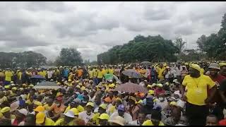 WATCH Snippets From Nelson Chamisa’s CCC Star Rally in Highfields [upl. by Yttocs]