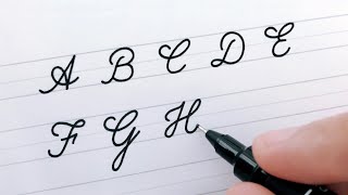 Cursive Writing  Letters A to Z  For Beginners  Worksheets to Improve Handwriting [upl. by Cheung194]