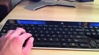 Logitech K750 Wireless Solar Keyboard Review [upl. by Haynes429]