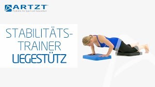 ARTZT vitality Stabilitätstrainer  Gesundheitsliegestütz [upl. by Alius]