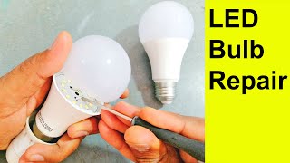 How to repair LED SMD light Bulb easily at home Urdu Hindi [upl. by Pucida]